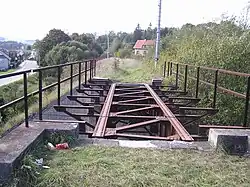 Most nedokončené dráhy ve Vizovicích