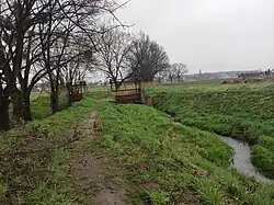 Mostek přes potok Żabnica