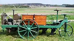 Motorový pluh Praga, zemědělské muzeum Szreniawa