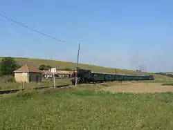 Historický vlak při oslavách 100. výročí trati