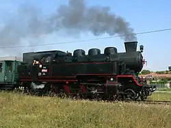 Lokomotiva 433.002 v Mouchnicích