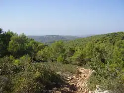 Pohled na horu Har Šokef