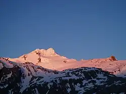 Ledovcový vrchol Mount Brewster