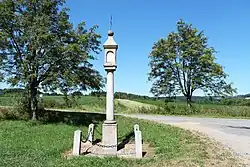 Krajina u křižovatky cest z Mrákotína do Dobré Vody a Praskoles