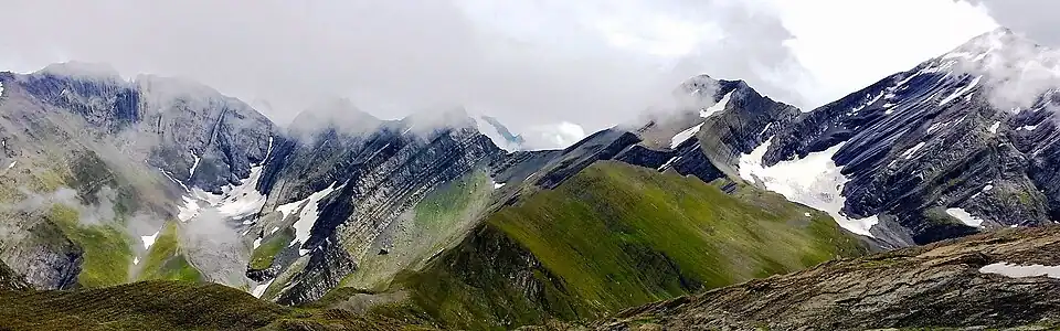 Hřeben Šoda-Kedela v okolí vrcholů Katicvera a Dolomisicveri