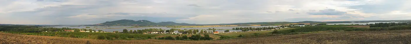 Panorama Mušova a jeho okolí z Hradiska