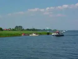 Jižní konec jezera u Zielow