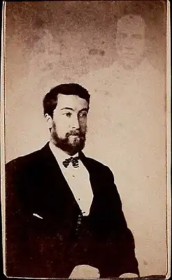 Neznámý muž se dvěma duchy, asi 1870