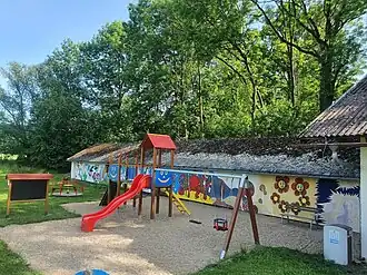 Dětský Murál v obci Březovice u Hořic