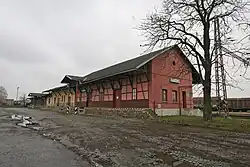 Nádraží Jaroměř - nákladní nádraží.JPG