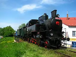 Lokomotiva 423.0145 v Náchodě