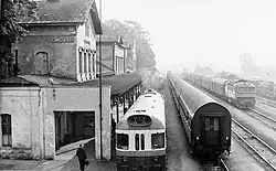 Nádraží Nezamyslice (80. léta)