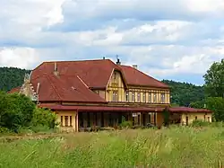Pohled na budovu nádraží