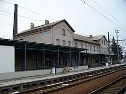 Nádraží v Zdicích (před rekonstrukcí fasády)