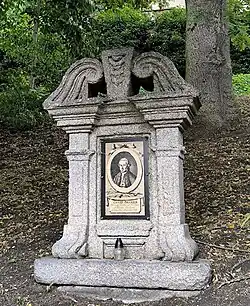 Náhrobek Davida Bechera