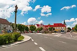 Náměstí K. J. Erbena v Miletíně