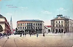 Historická pohled na budovu knihovny z roku 1912