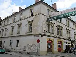 Nároží Rooseveltova - Veleslavínova (Plzeň).JPG