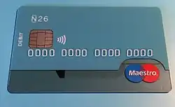 Maketa karty Maestro
