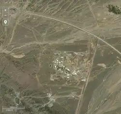 Satelitní snímek zařízení