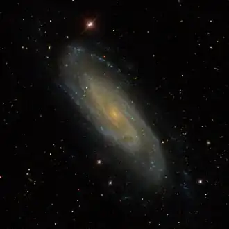 Spirální galaxie NGC 3198