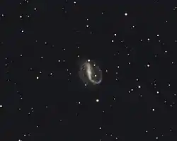 NGC 7479 na snímku z amatérského dalekohledu.