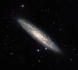 Spirální galaxie NGC 253. Autor: ESO.