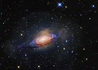 Snímek galaxie NGC 3521. Autor: R. Jay GaBany