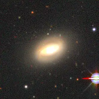 Snímek NGC 3 z přehlídky DESI Legacy Surveys
