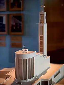 Model Kostel svatého Václava v pražských Vršovicích od Josefa Gočára