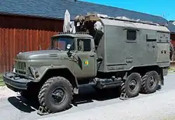 ZIL-131 se skříňovou nástavbou bývalé Národní lidové armády NDR