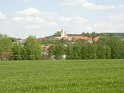 Načeradec, pohled od severozápadu