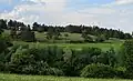 Pohled na PP Na horách z protějšího kopce