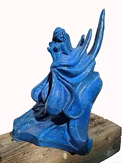 Na vlně touhy - patinovaný bronz