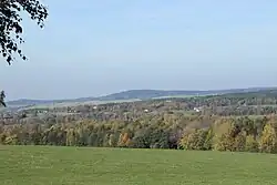 Vrchol při pohledu z úpatí Měděnce