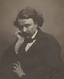Nadar, významný francouzský portrétní fotograf, cca 1870