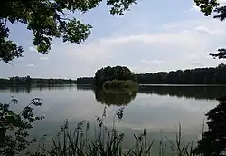 Rybník Naděje ze severní hráze (2011)