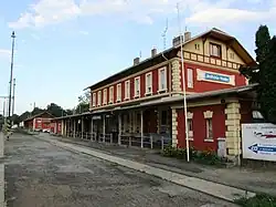 Nádražní budova v Jindřichově Hradci