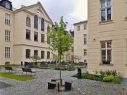 Nádvoří FF UP v Olomouci