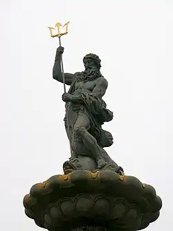 Medvědí fontána Neptun