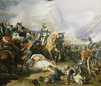 Félix Philipoteaux: Napoleon v bitvě u Rivoli