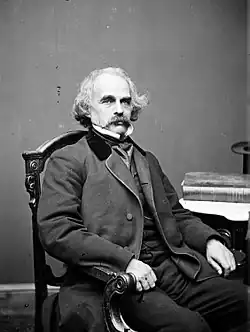 Nathaniel Hawthorne, fotografie Mathew Brady, asi 1860–1864