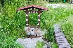 Pramen Anita v červnu 2014