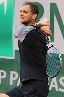 Oleksandr Nedověsov na French Open 2019
