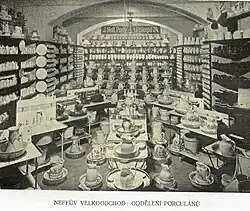 Obchod Jana Neffa, Na příkopě, 1905