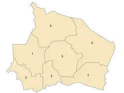 Administrativní části Negeri Sembilan