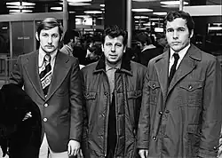 Se Zdeňkem Nehodou a Ivo Viktorem v roce 1974
