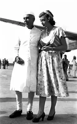 Nehru a Pamela Mountbattenová