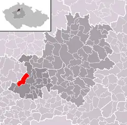 Nelahozeves na mapě