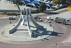 Polokwane, kruhový objezd Nelsona Mandely